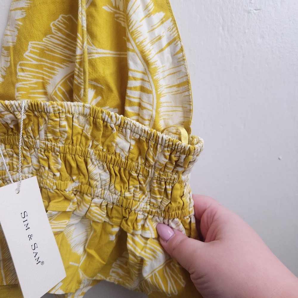 NWT Sim & Sam- Tropical Print Tank - Picture 5 of 6